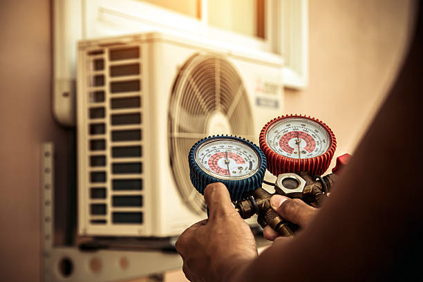 Professional Hvac Repair technician working in Angier, NC